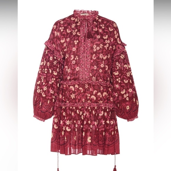 Tuckernuck Red and Pink Floral Mini Dress - Picture 2 of 11